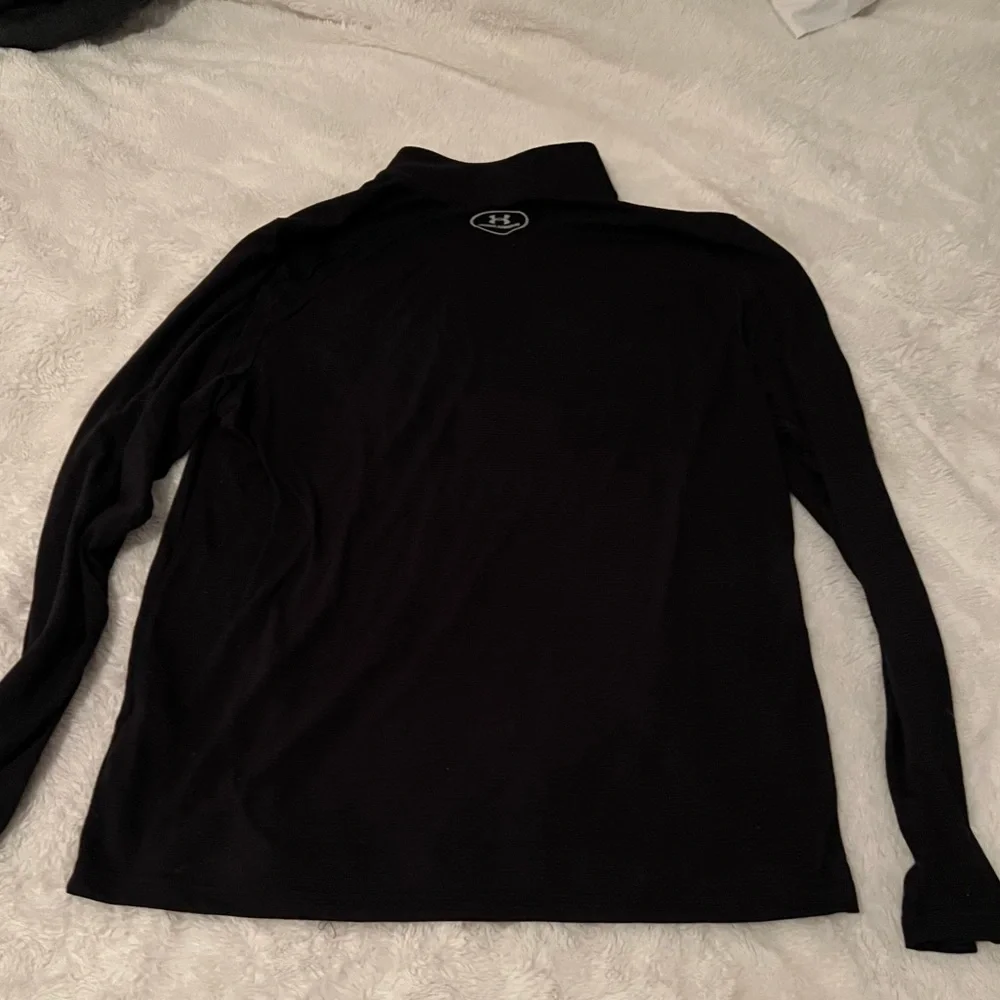 Under Armour Quarter zip pullover black size L - Picture 2 of 3